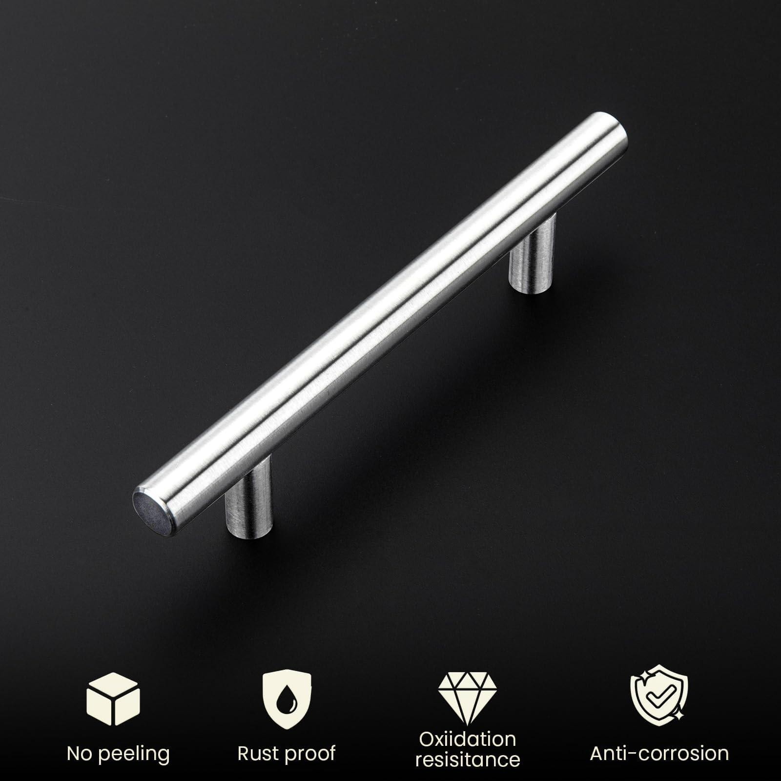 15 Pack Cabinet Pulls 3 in - Brushed Nickel Stainless Steel Drawer Pull Handles.