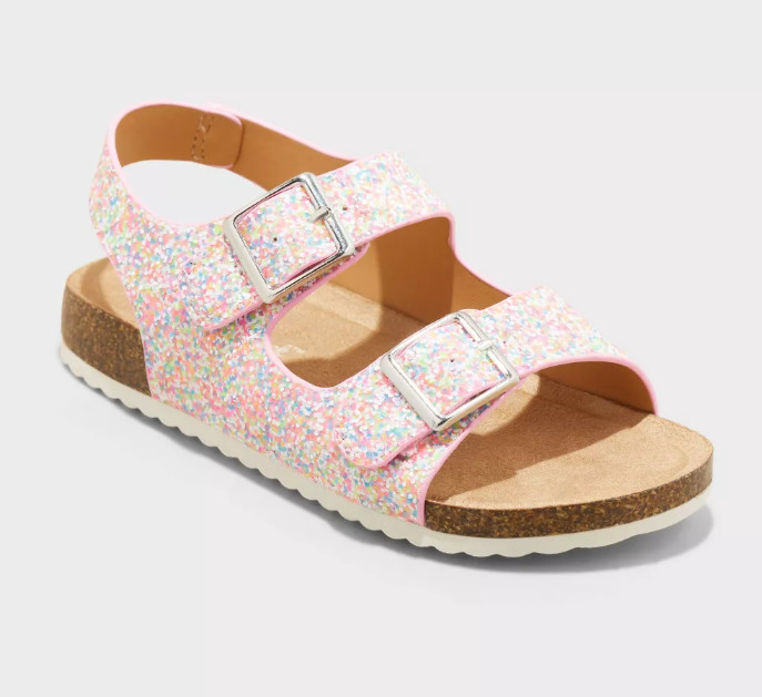 Toddler Reagan Footbed Sandals Multicolor - Cat & Jack - CHOOSE SIZE