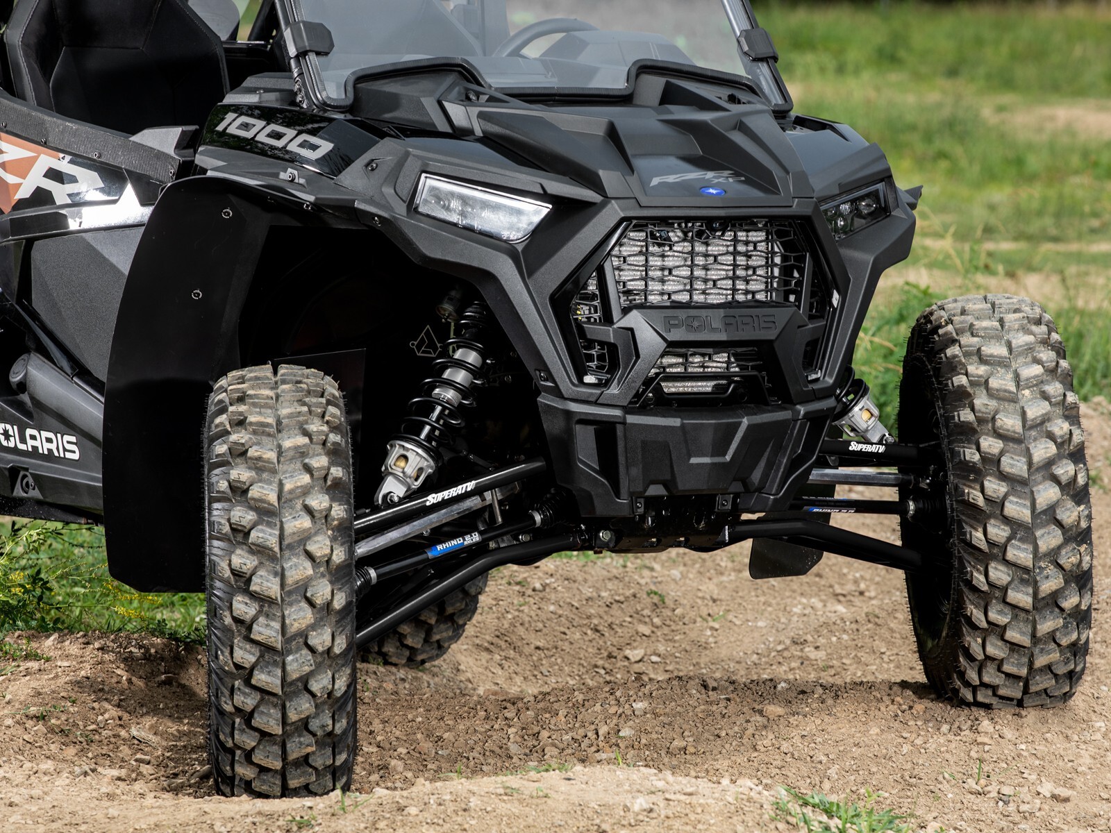 SuperATV High Clearance Forward Offset A Arms for Polaris RZR XP 1000 - BLACK