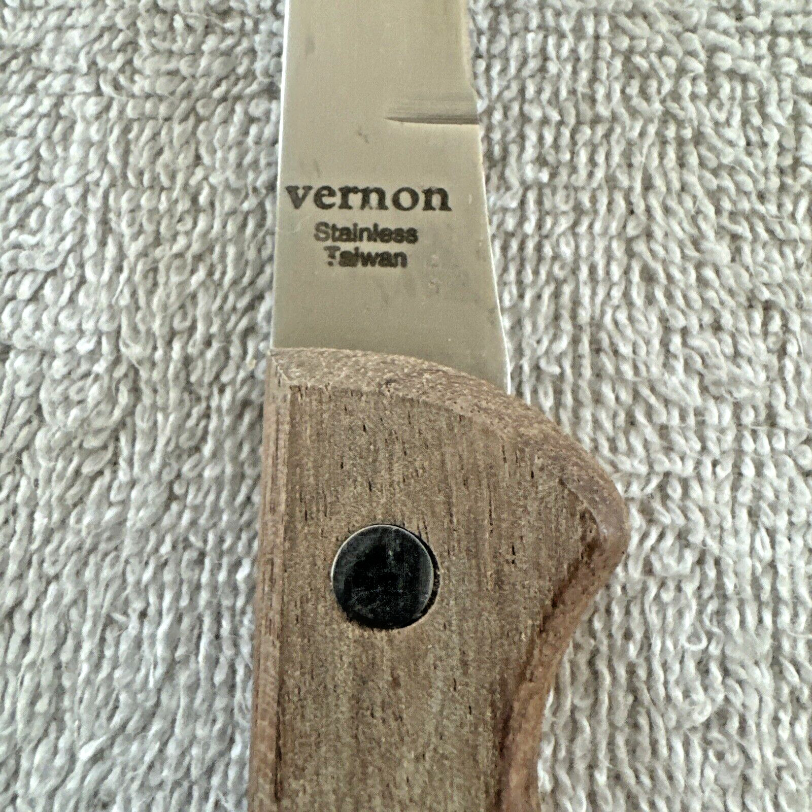 Vernon 5.75” Stainless Boning Knife Wood Handle Made in Taiwan