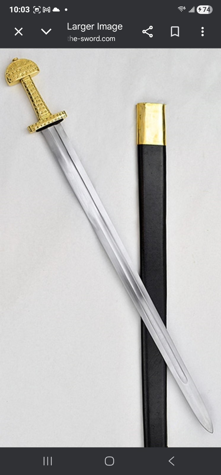 EARLY VIKING SWORD by DEPEEKA