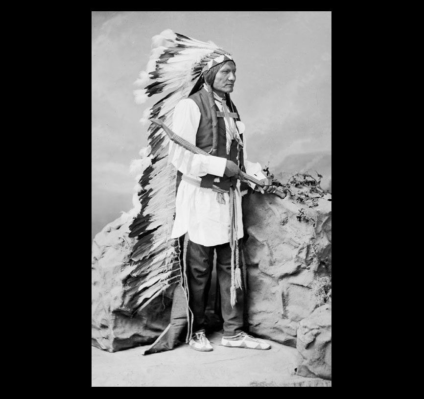 1877 He Dog PHOTO Battle of Little Bighorn Survivor,Oglala Lakota Indian