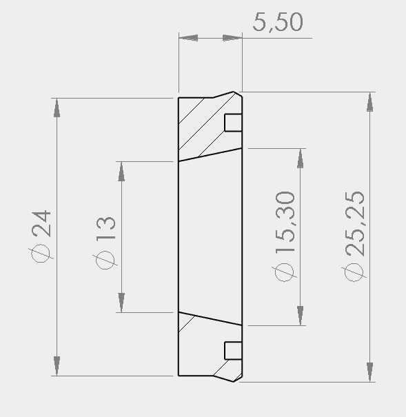 Crosman Vantage Fury Trail Stoeger X10 X20 Piston Seal 25,20mm