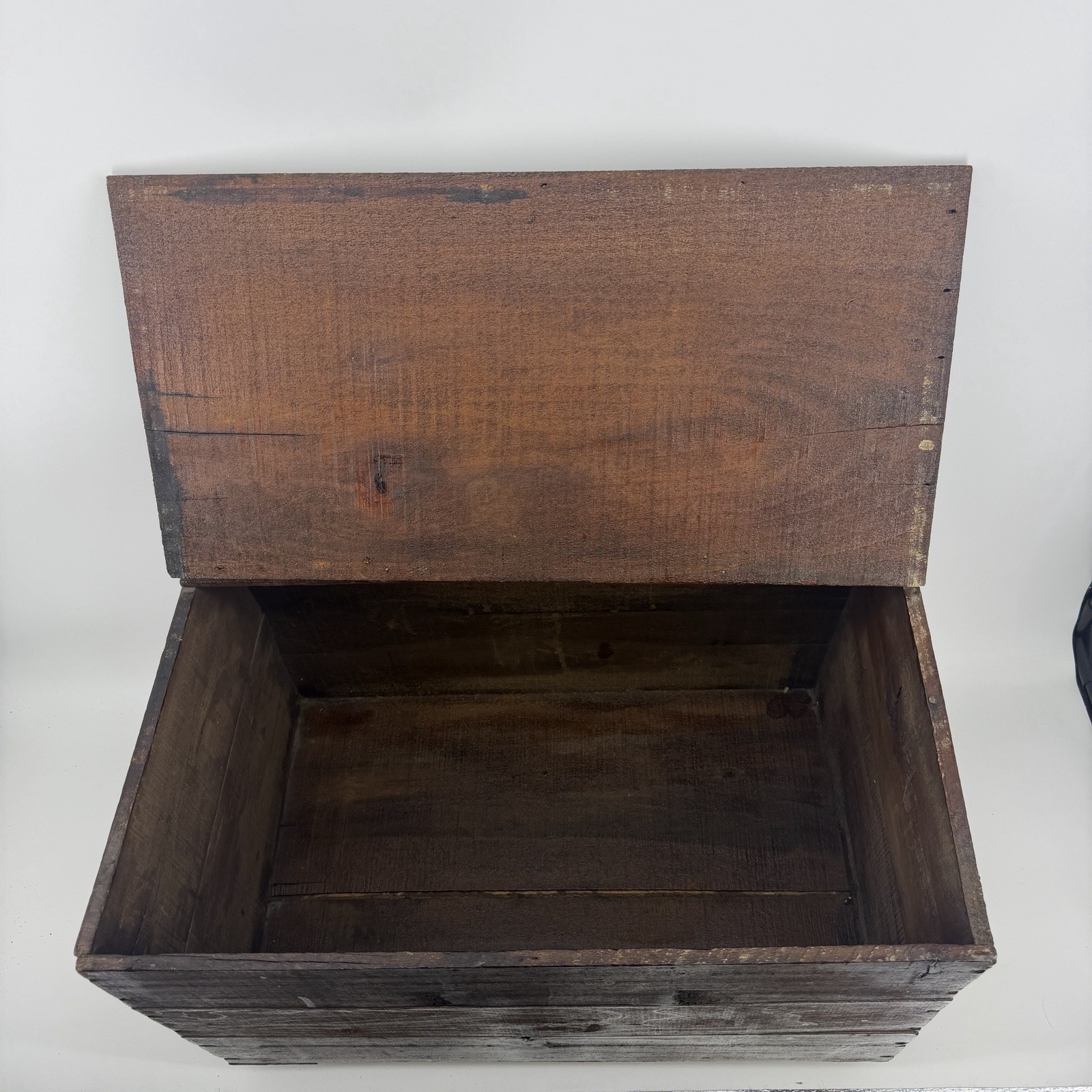 Vintage Hercules Powder Company Explosives Wood Crate Wheels Storage Box Decor