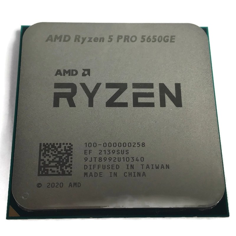 AMD Hex Core Ryzen 5 Pro 5650GE 3.4GHz 3MB L2 16MB L3 AM4 Socket CPU Processor