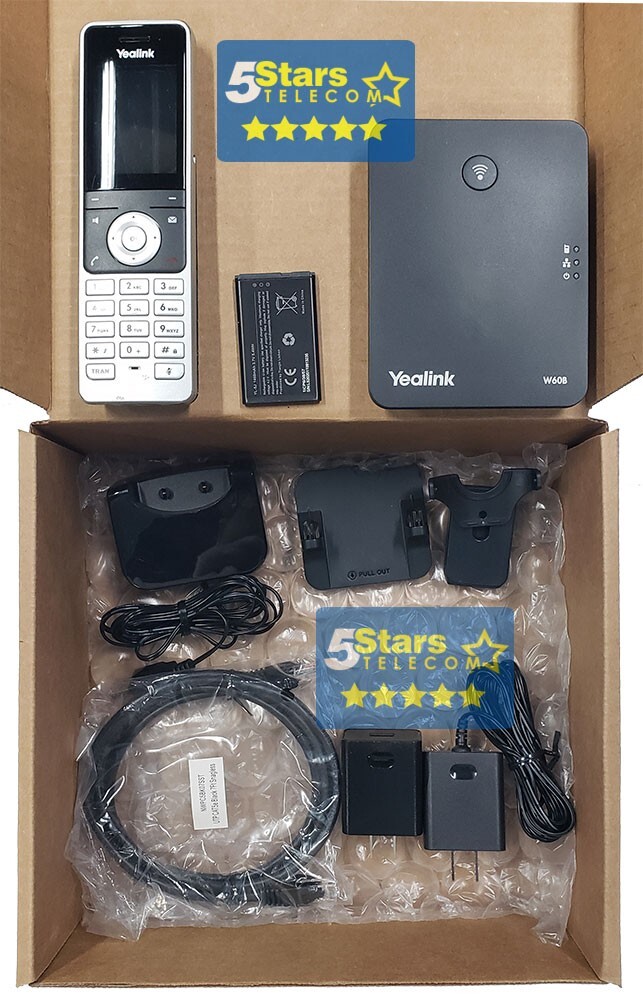 Yealink W76P High-Performance DECT IP Phone System - Rnewed, Grade A