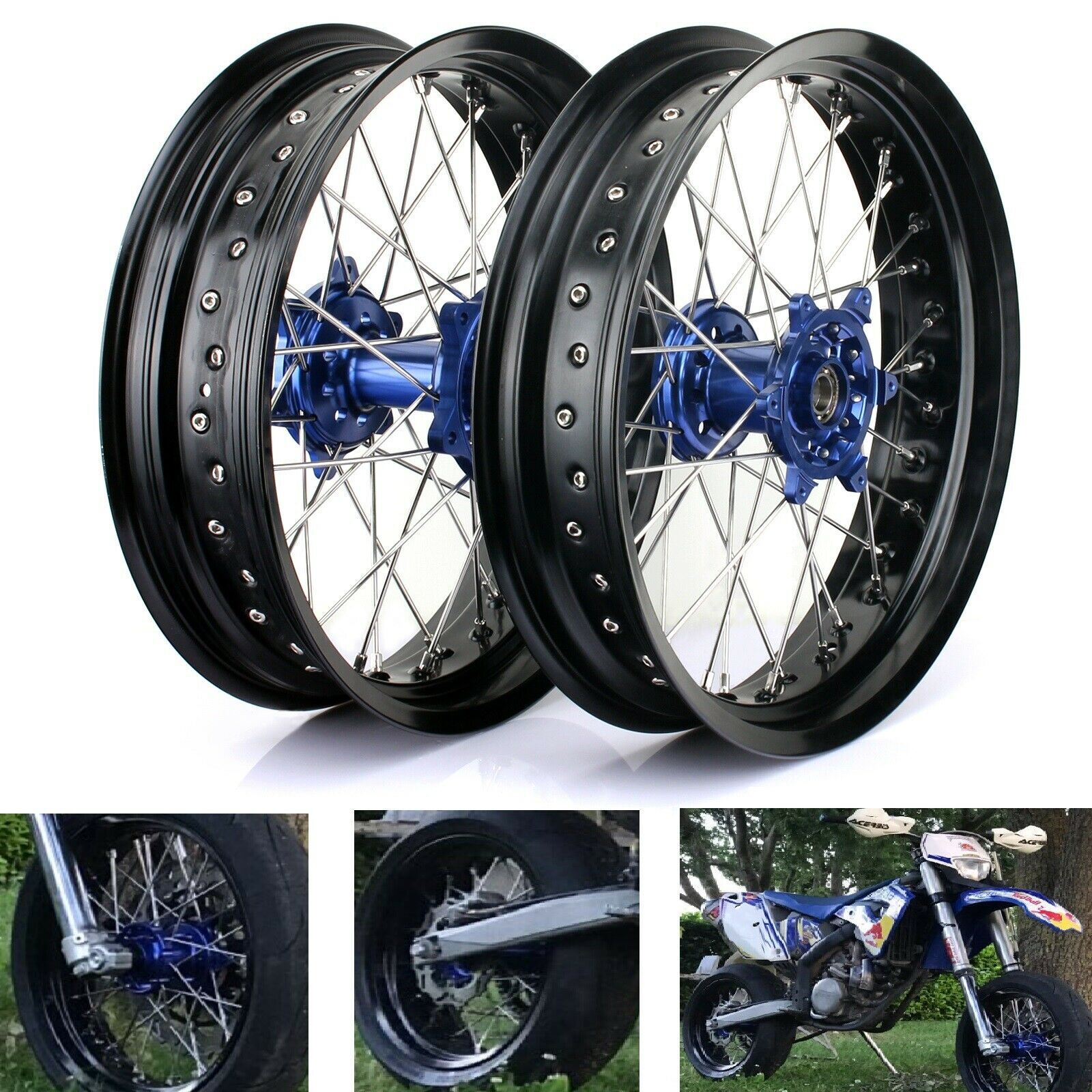 For BETA 17" Supermoto Spoked Wheels RR / RR Race Edition / RR-S/Xtrainer 20-23