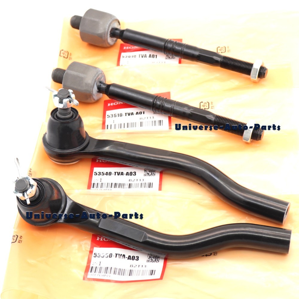 OEM 1 Set Inner + Outer Tie Rod Steering Gear For 2018-2022 Honda Accord Hybrid
