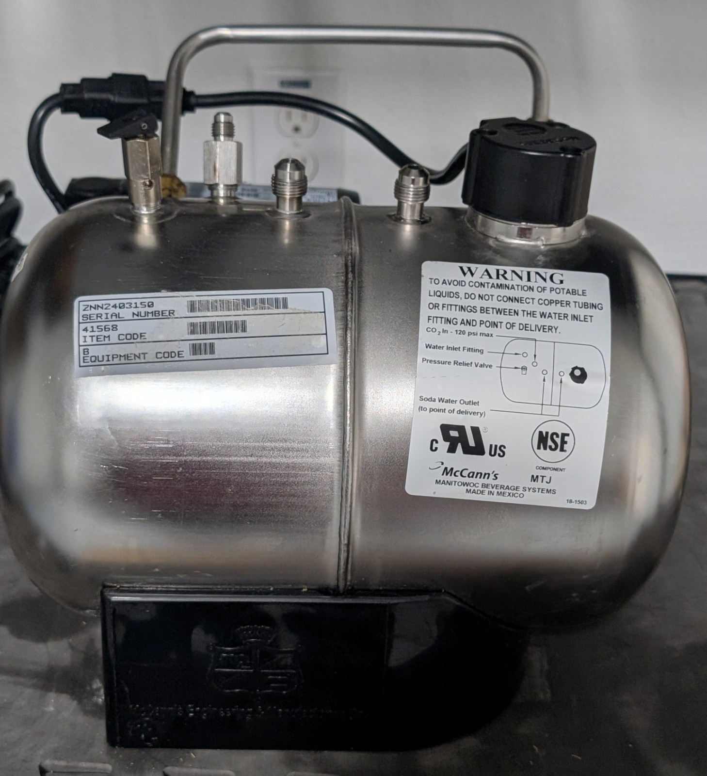 McCann E400397 Big Mac Carbonator Soda Fountain Pump