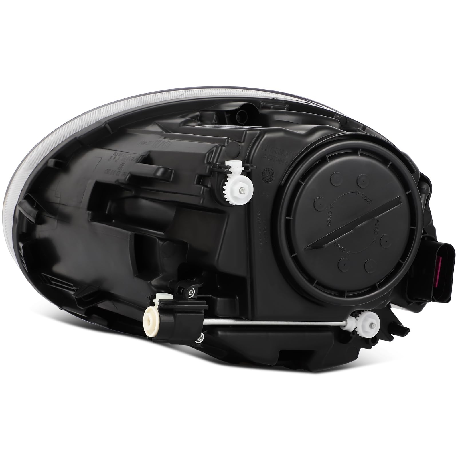 Headlight Assembly Fit for Volkswagen BEETLE 2012-2019 Chrome Housing Clear Lens