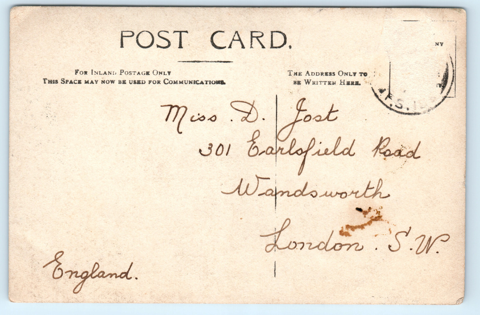 WWI HMS Hogue Royal Navy British Cruiser Ship Real Photo Postcard