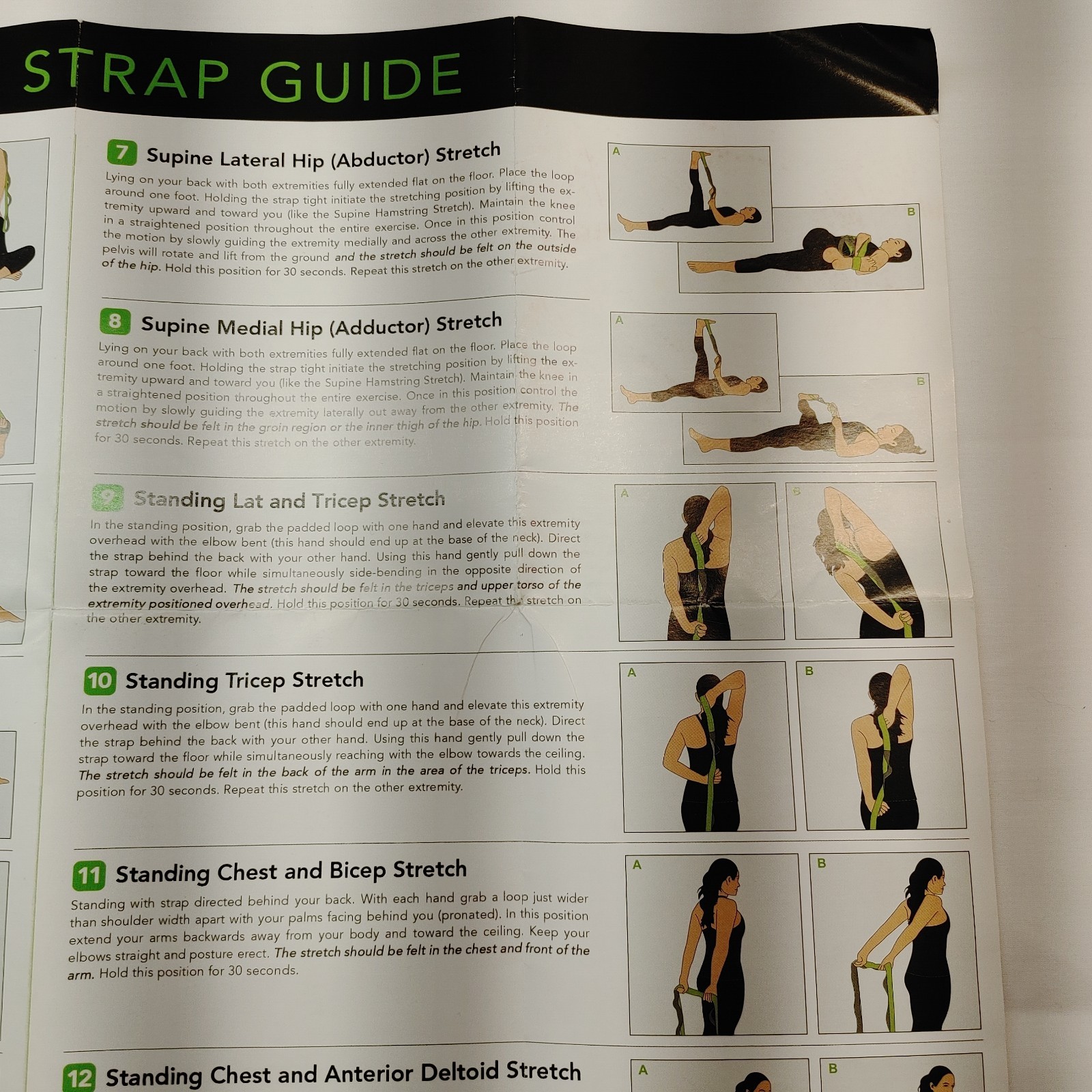 Stretching Strap Yoga Strap Physical Therapy, 10 Loop Yoga Strap for Stretching