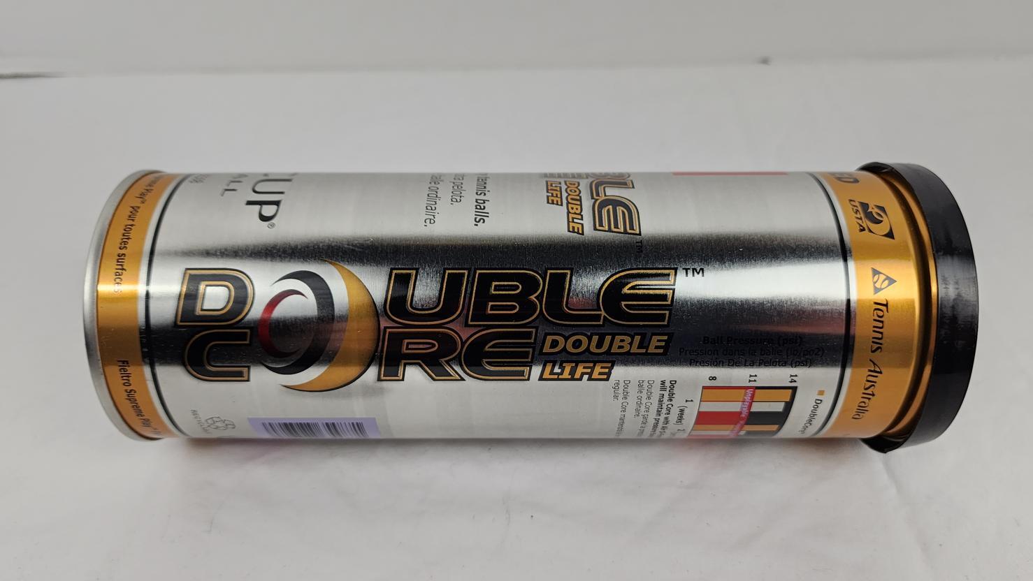 Wilson Davis Cup Double Core Official Tennis Ball (UES08) Pack of 3 Collectible