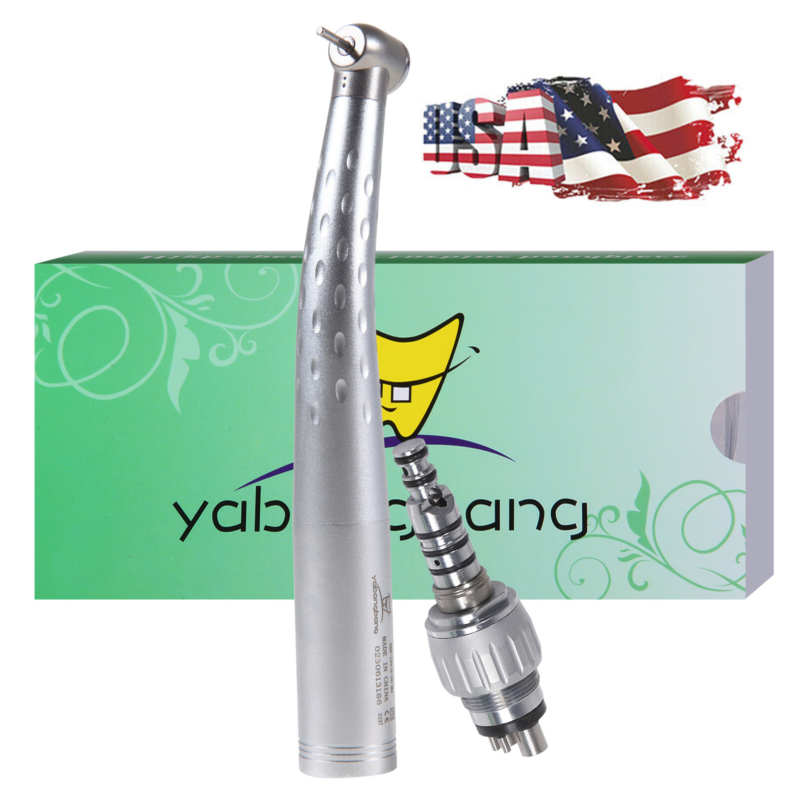 Kavo Style Dental High Speed Handpiece with 4 Hole Quick Coupler Coupling USA
