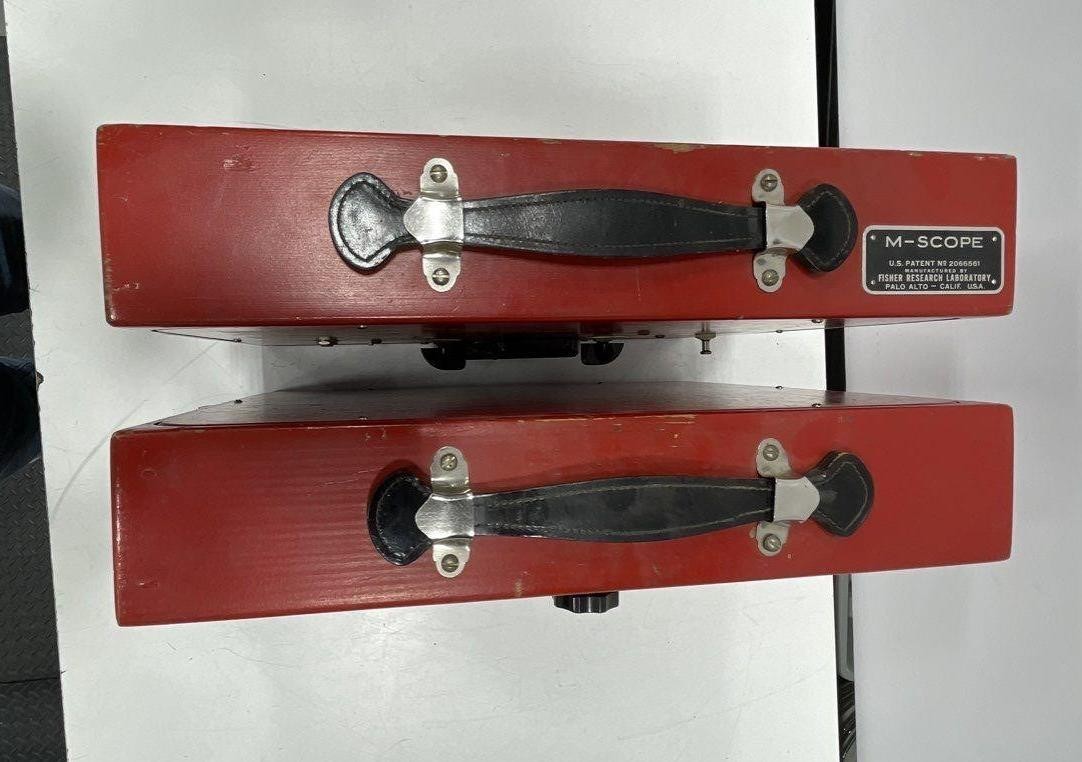 Fisher Research Laboratory, M-scope, in Case W/ Accessories