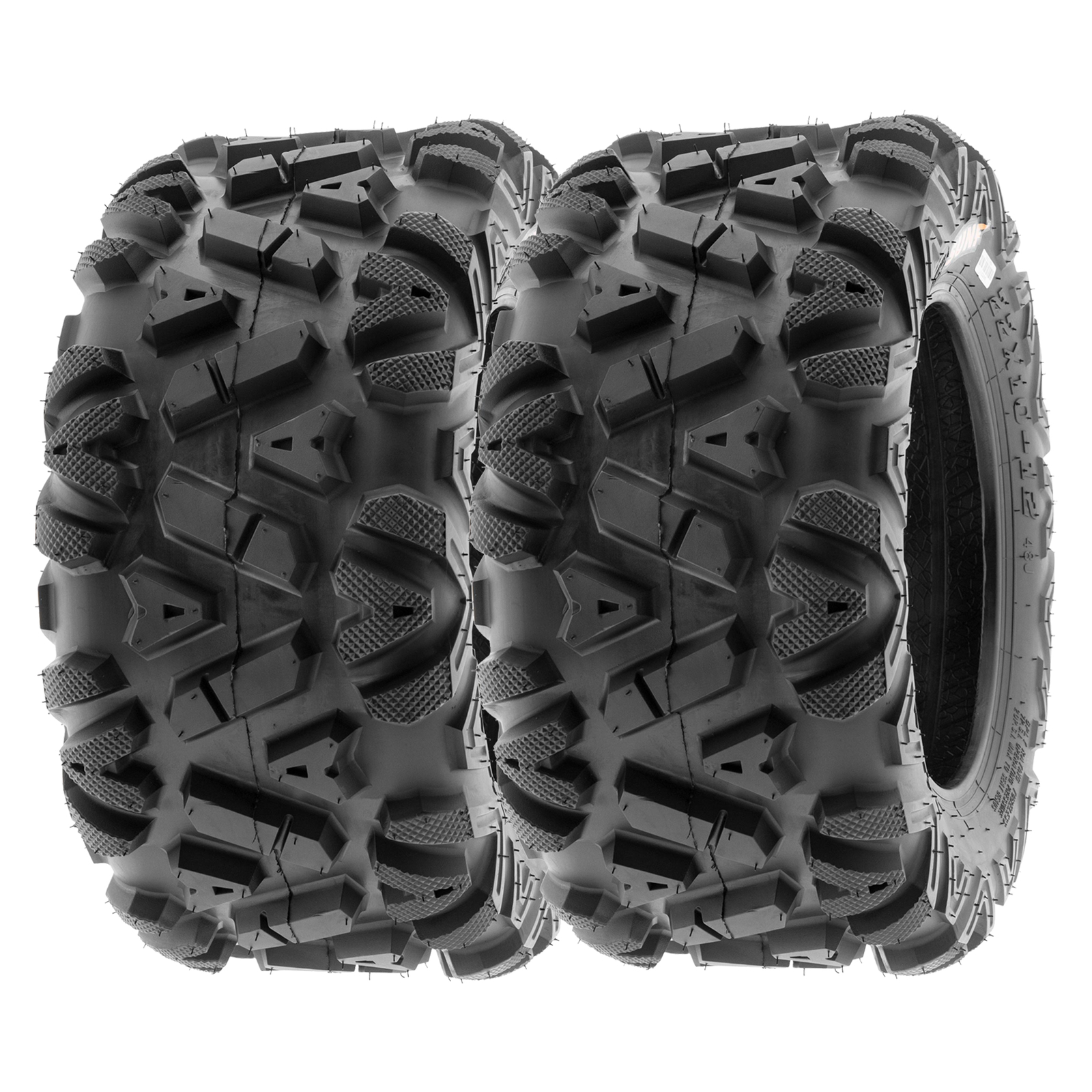 SunF 25x8-12 25x10-12 All Terrain Tires ATV UTV 6 PR POWER I A033 - Bundle set