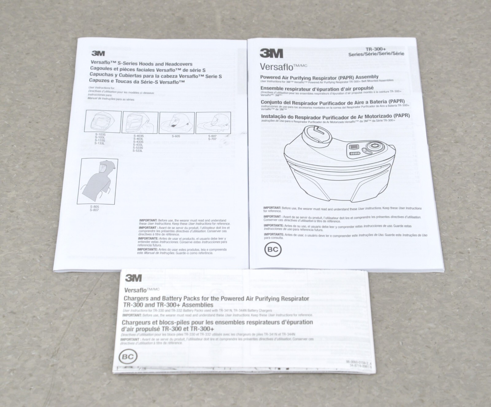 3M Versaflo TR-300N+ECK Easy Clean Powered Air Purifying Respirator Kit