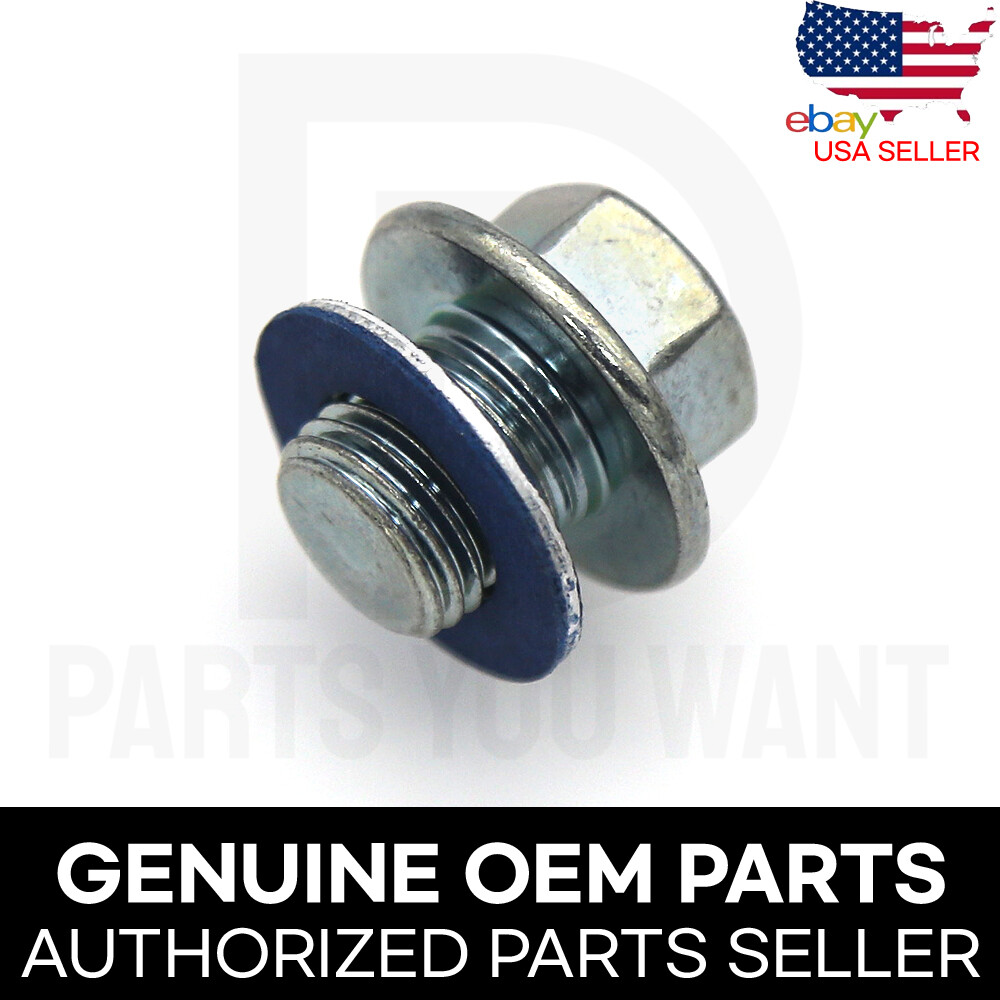 GENUINE Toyota Lexus OEM Oil Drain Plug 90341-12012 + Gasket 90430-12031 [2 SET]