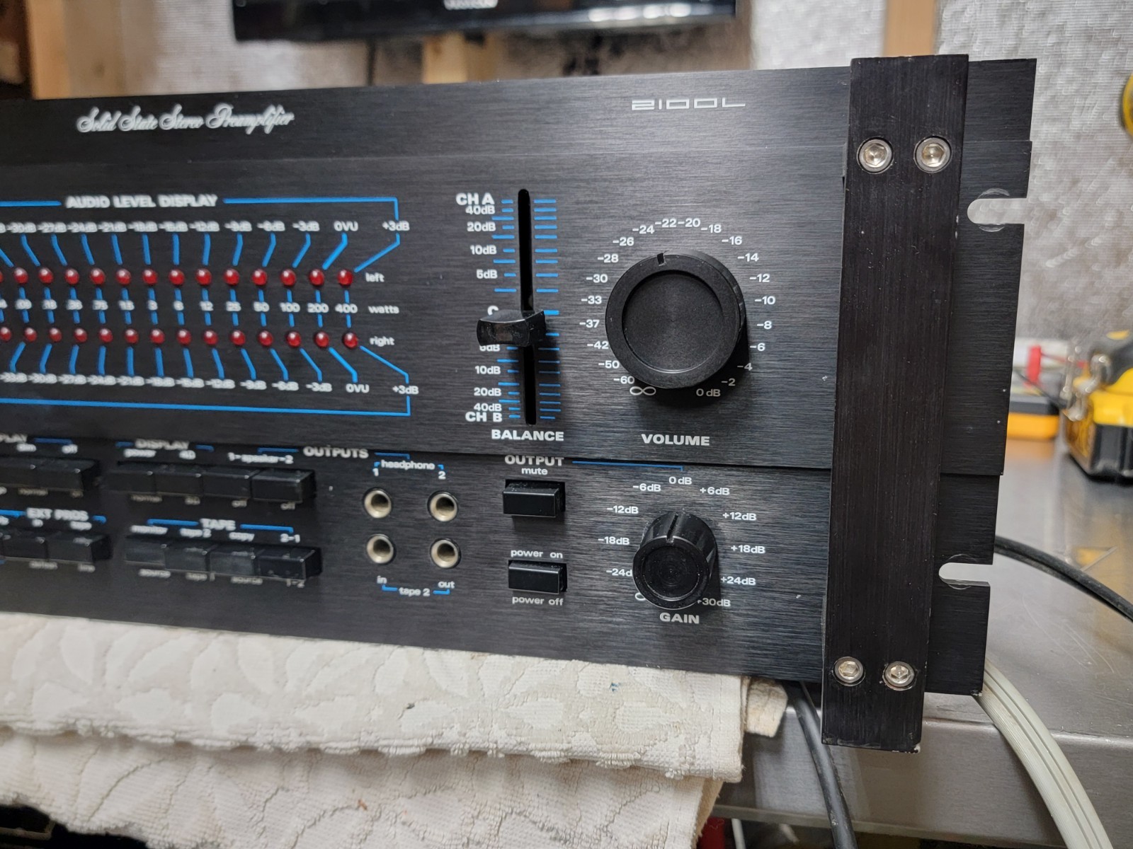 SAE 2100L Solid State Stereo Preamplifier Serviced