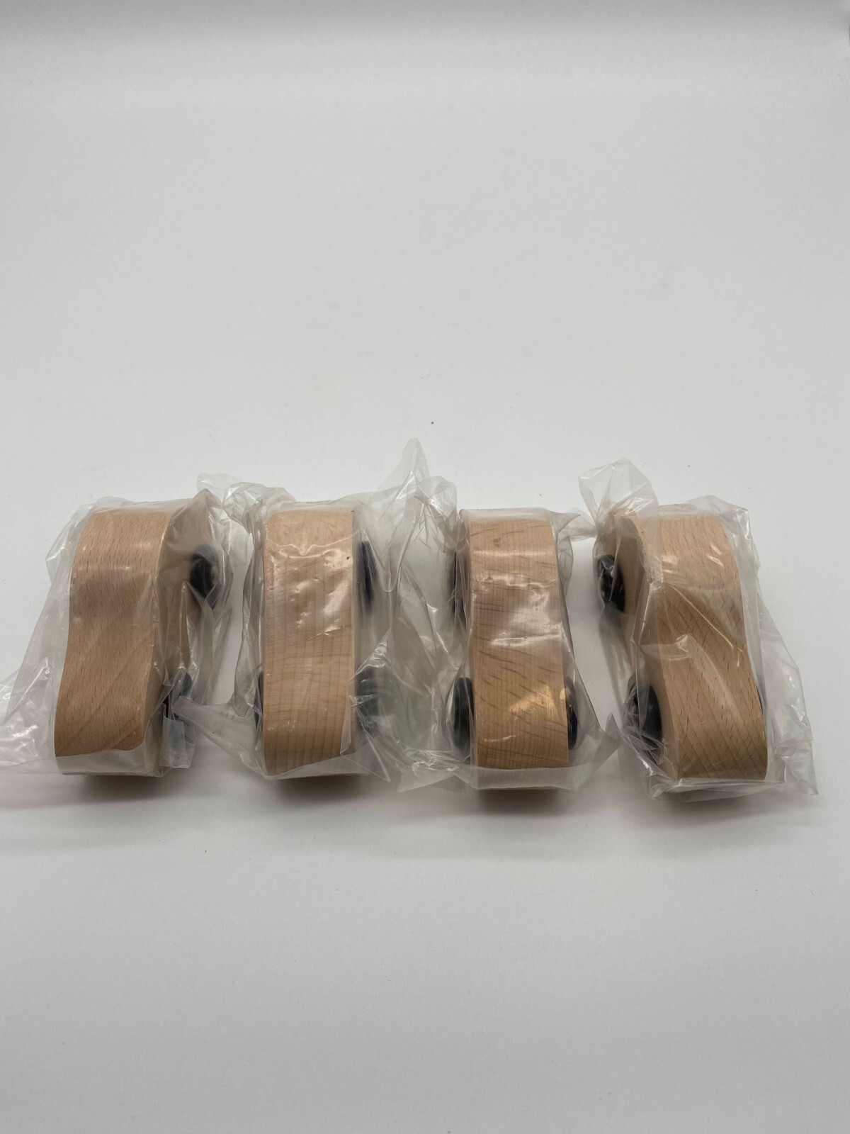 Set of 4 Wooden Cars to Paint/Decorate - New In Package