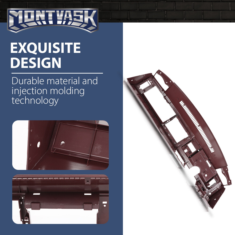 Fit For 1988-1994 Chevy GMC C/K Truck Suburban Blazer Dashboard Dash Core Red