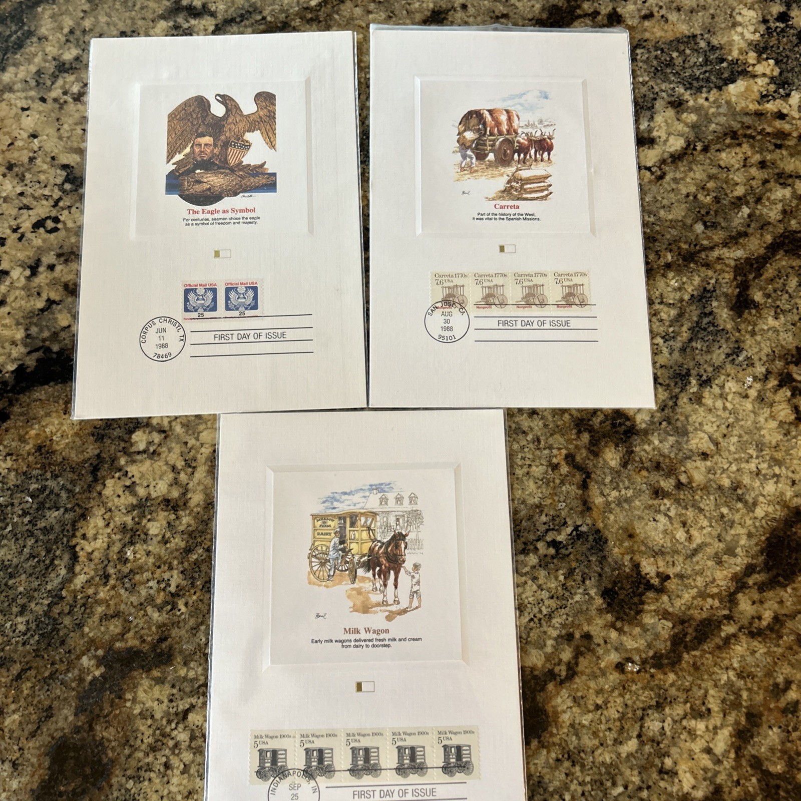 Lot of 75 FLEETWOOD PROOF CARD w 1st Day of Issue, late 70’s and 1980’s great