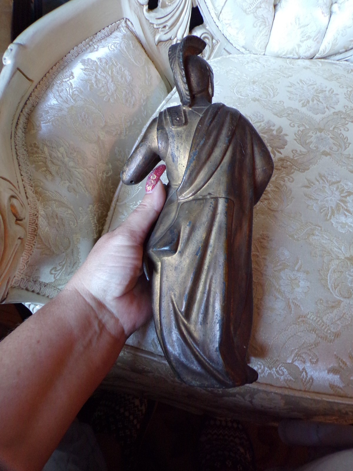 Antique Bronze Roman Solider