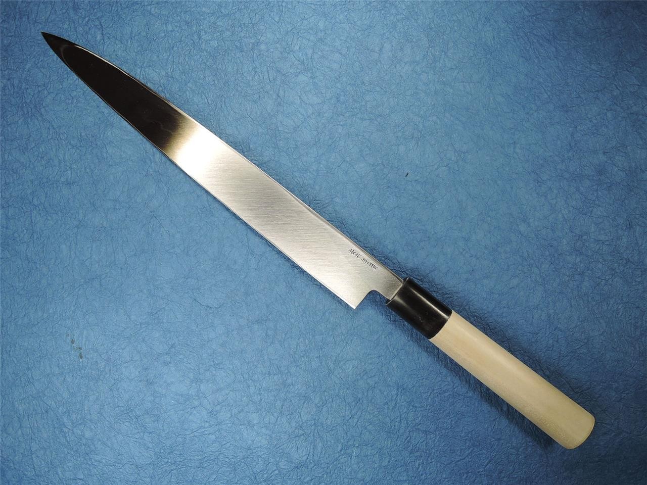 Sakai Ichimonji Kichikuni White Steel Yanagiba 270mm with Saya Japanese Knife
