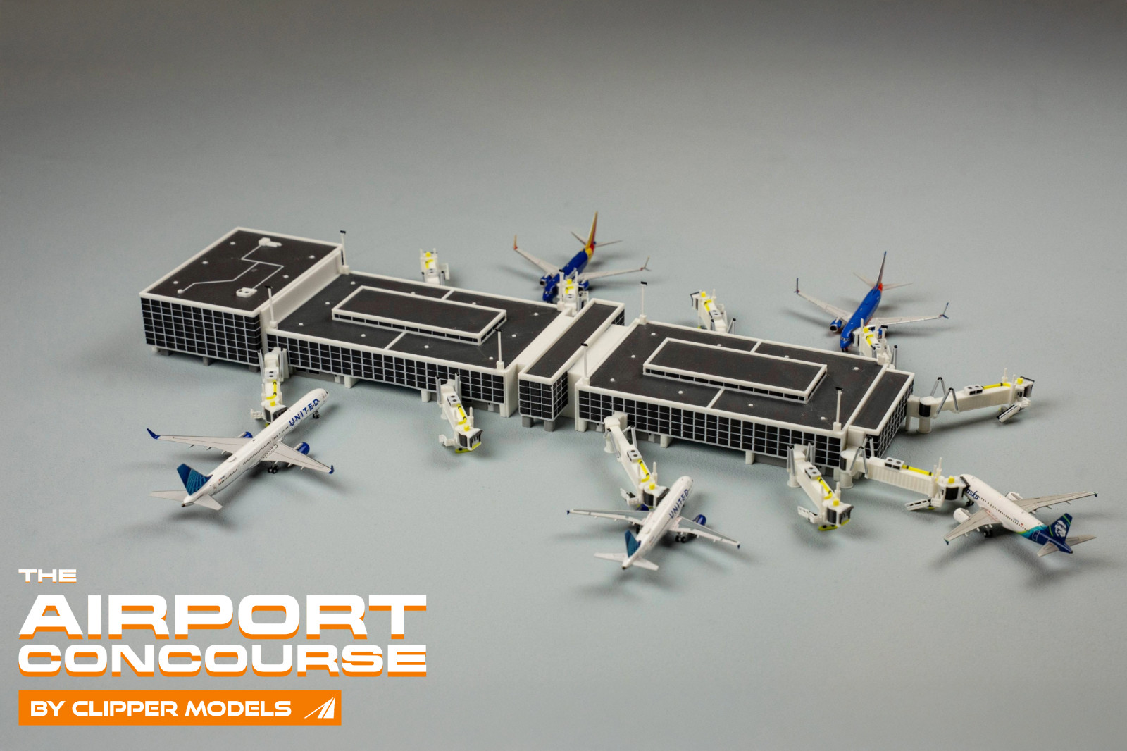 1:400 Model Airport Terminal/ Concourse V2 | Clipper Models
