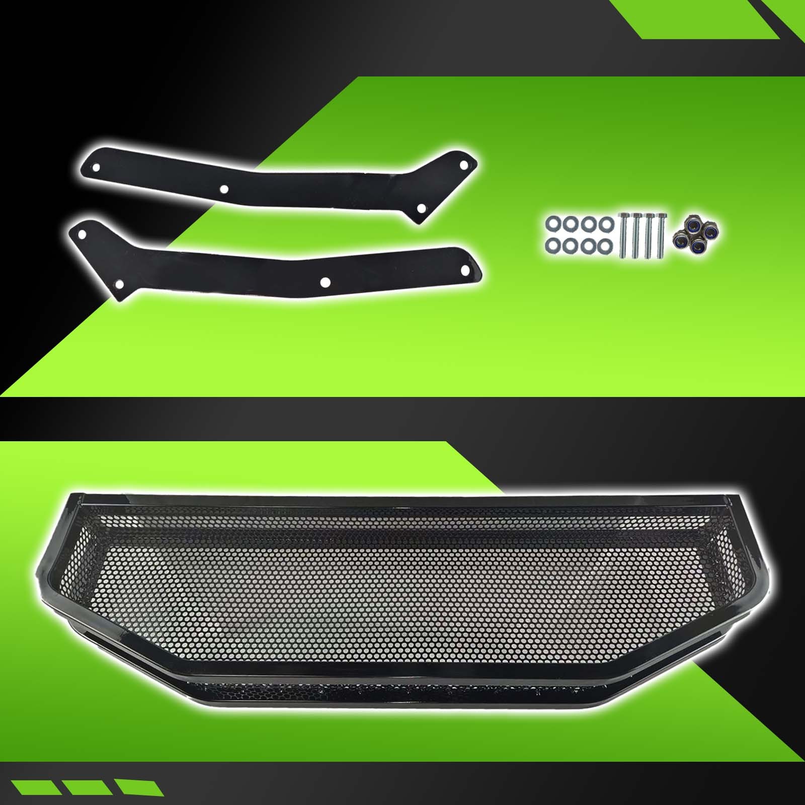 Heavy Duty Front Clay / Cargo Basket For EZGO TXT Golf Cart w/ Mounting Brackets