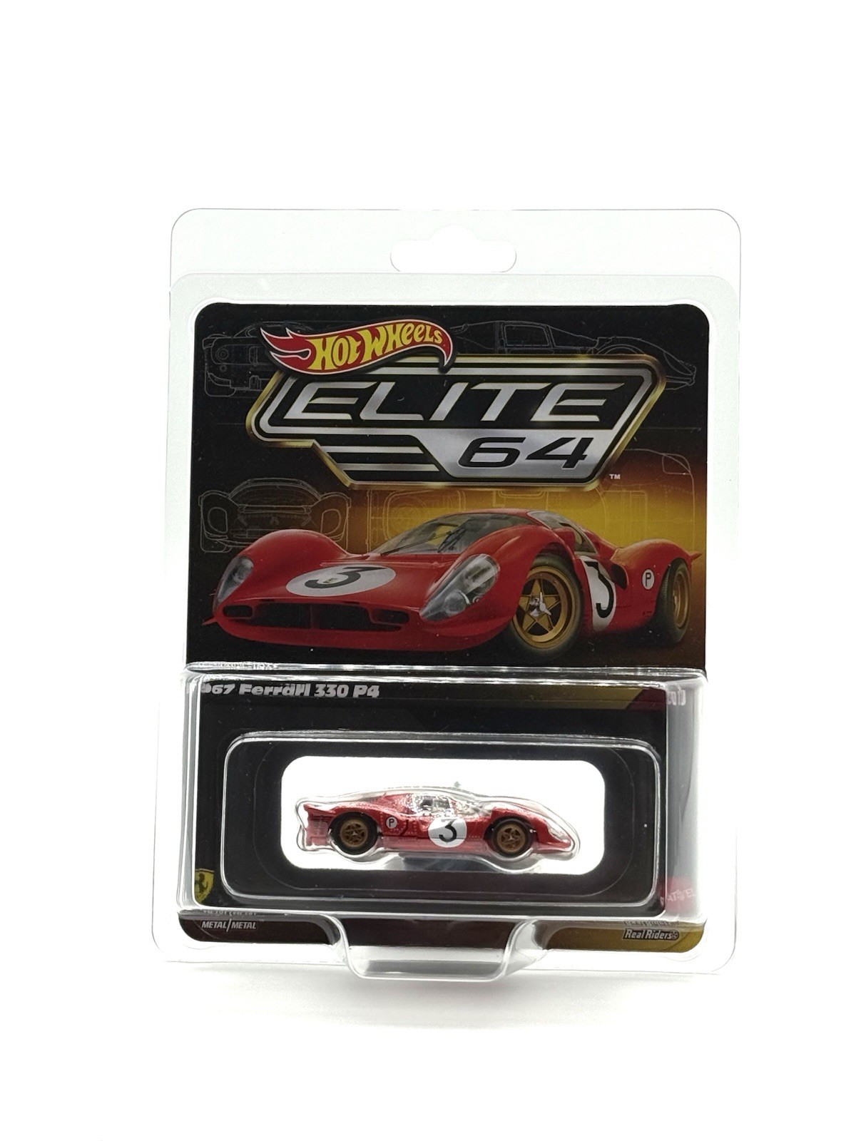 Hot Wheels Elite 64 1967 Ferrari 330 P4 Red - Mattel Creations Exclusive - NEW!