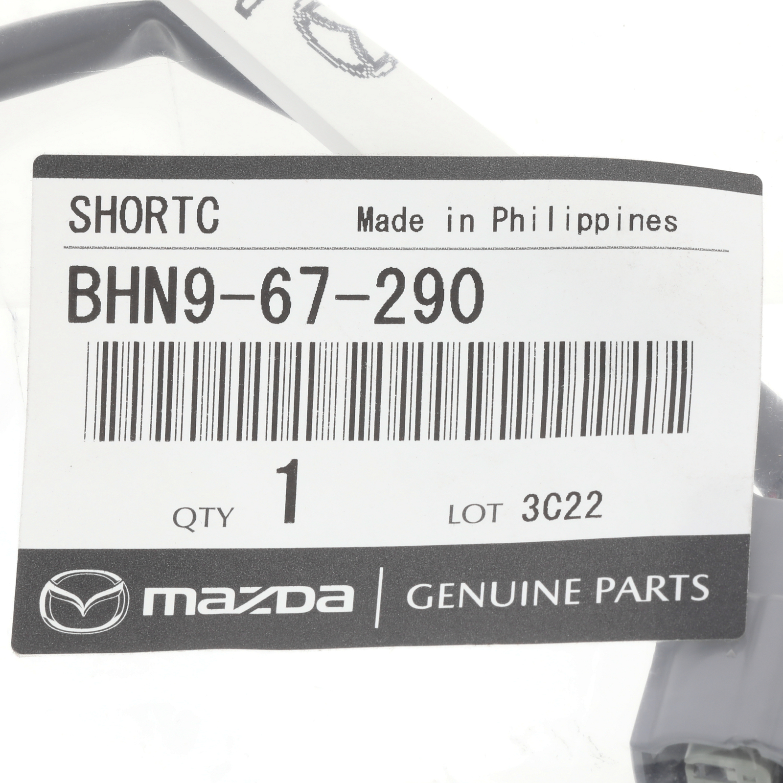 NEW OEM GENUINE Mazda Short Cord Wiring Harness Electrical Connector BHN9-67-290