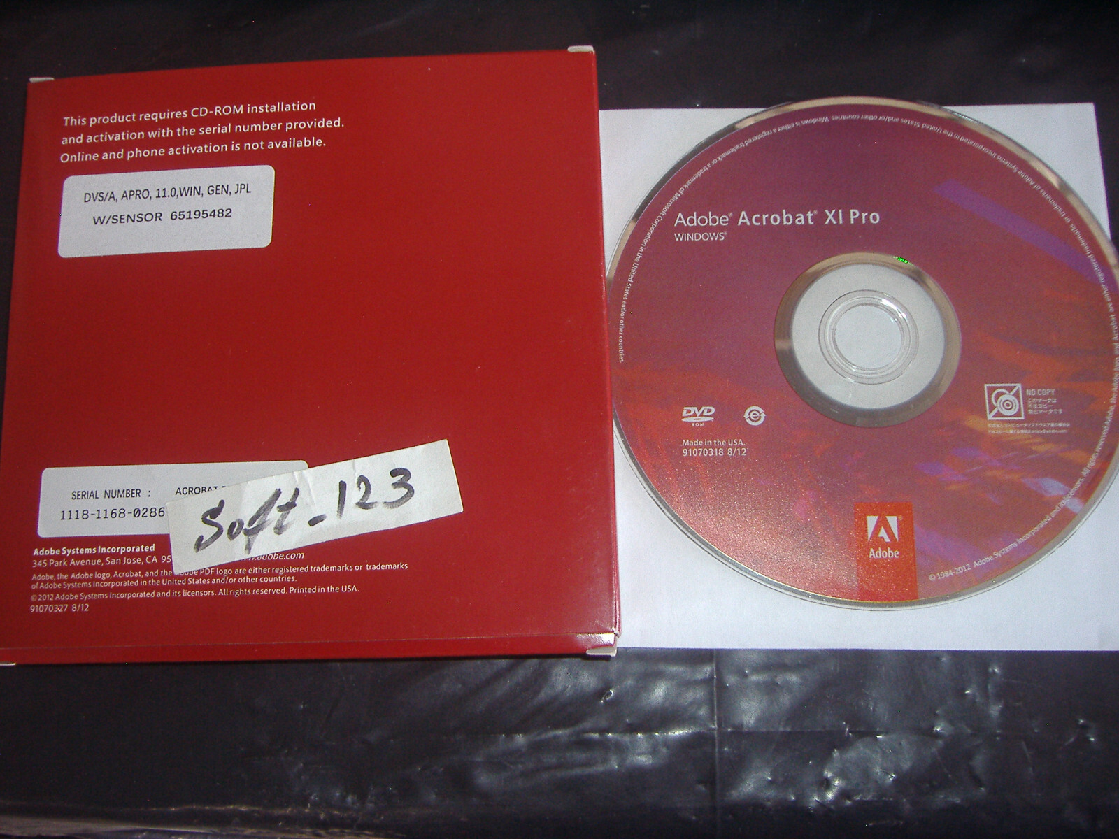 Adobe Acrobat XI 11 Pro Full Windows Licensed for 2 PC=RETAIL PERMANENT VERSION=