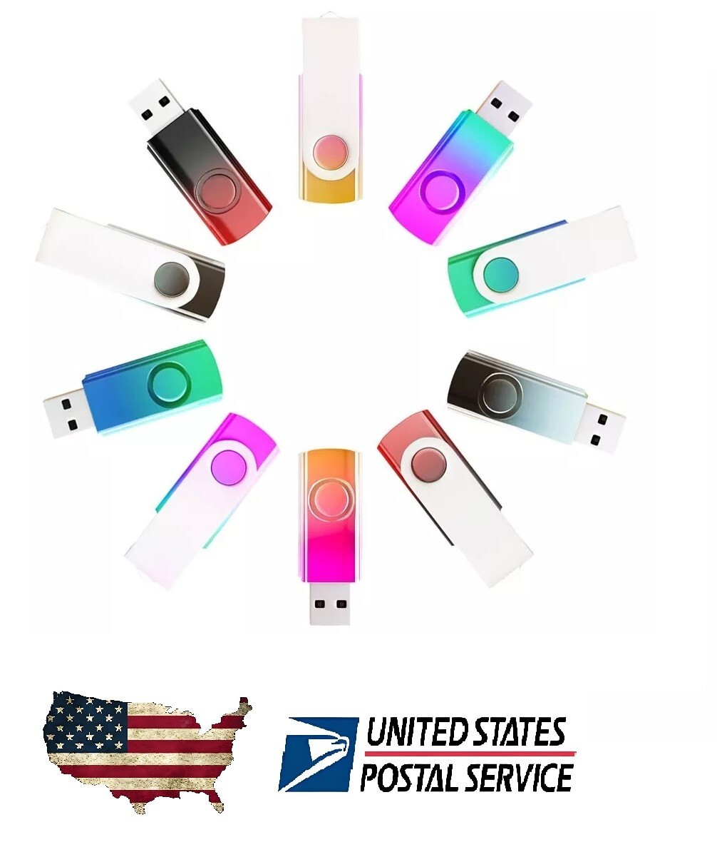 lot 5/10 pack USB 2.0 Flash Memory Stick Thumb Jump Drive U Disk Pen drive