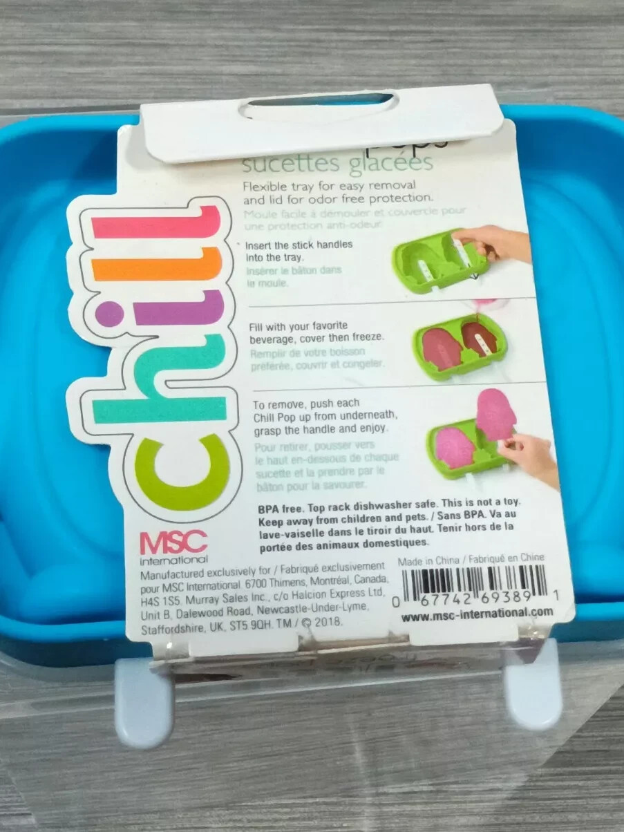 Joie Kitchen Gadgets Penguin Freeze Pops Tray Ice Mold Party New Free Shipping