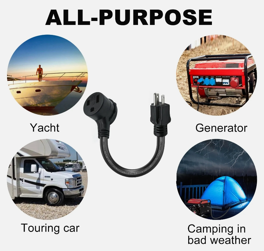 20CM Welder Adaptor Cord Convert 220V to 110V Plug Welder Extension