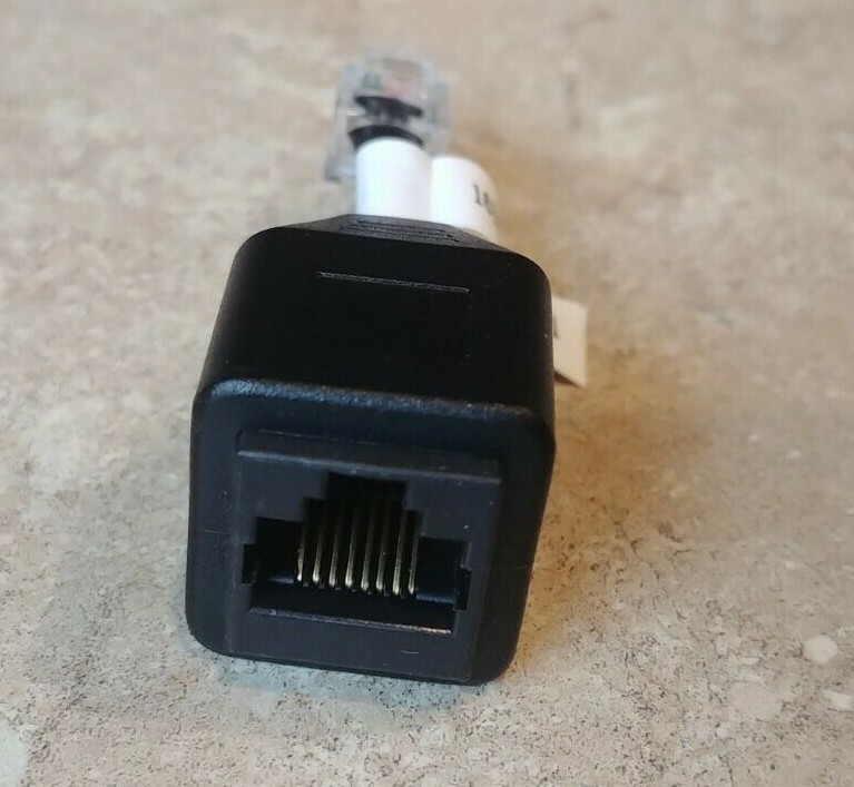 NCR 1639-K401 497-0514371 Serial Printer RJ45F RJ12M Adapter Dongle Fits Aloha