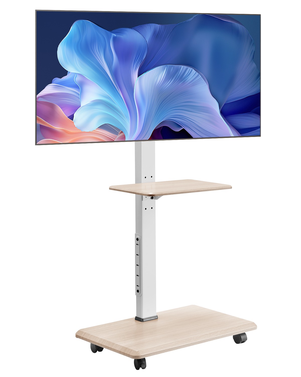 Uimoso Rolling TV Stand Mobile TV Cart Holds Up to 88 lbs for 32-70 Inch Screens