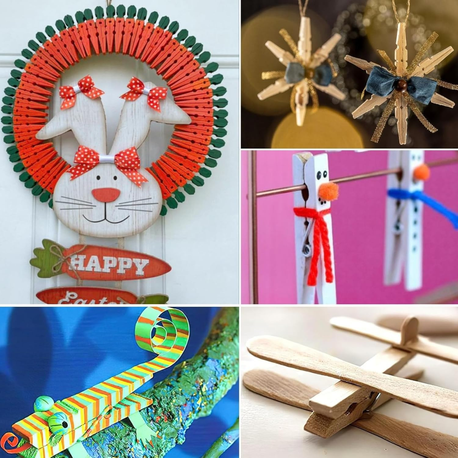 Wood Clothes Pin,Natural Birchwood Clothespins,Strong Grip,Heavy Duty Outdoor Cl