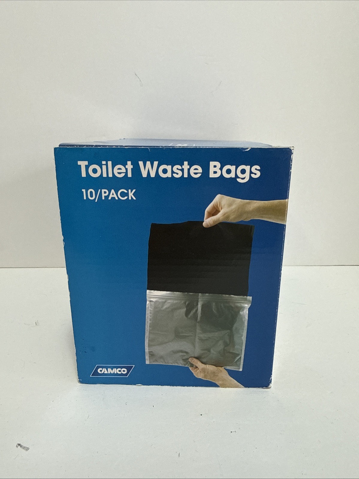 Camco 10 Pack of Leak Proof Double Lined Toilet Waste Bags, Black BRAND NEW