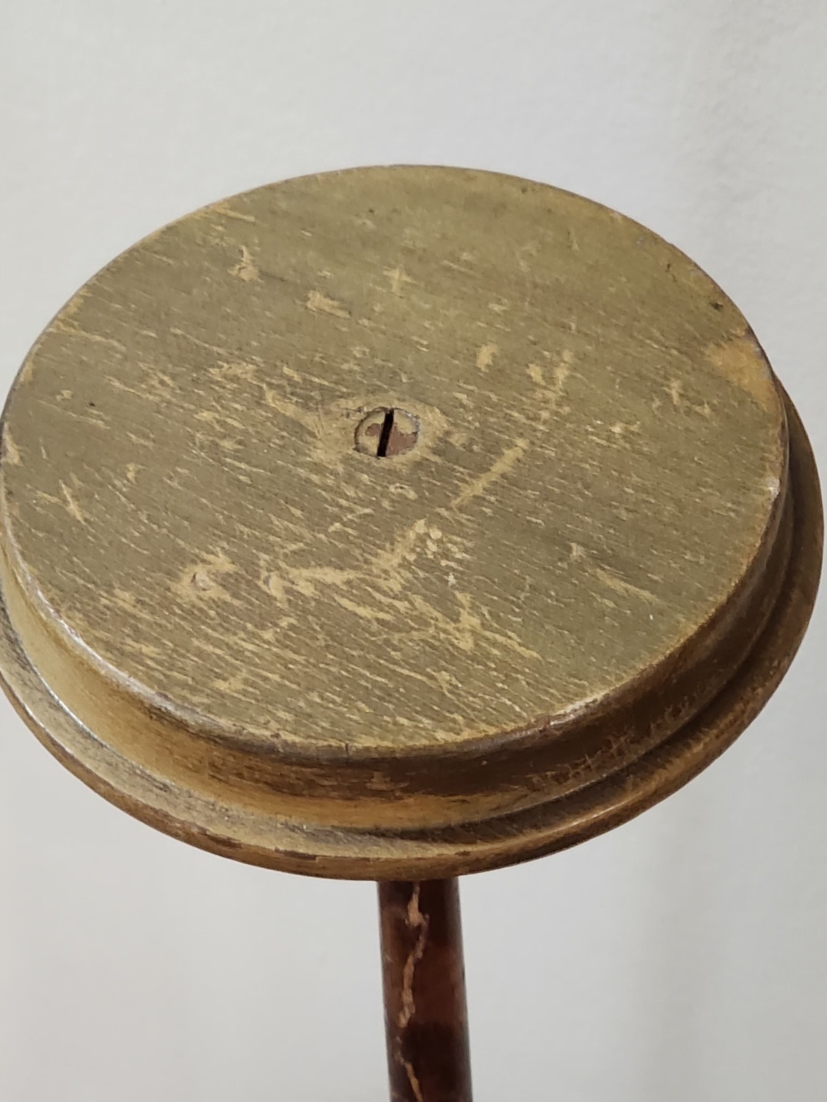 LOT OF 3- Tall Antique Wood Hat Stands 41.5"- 36"- 24" Tall - 2 MATCHING