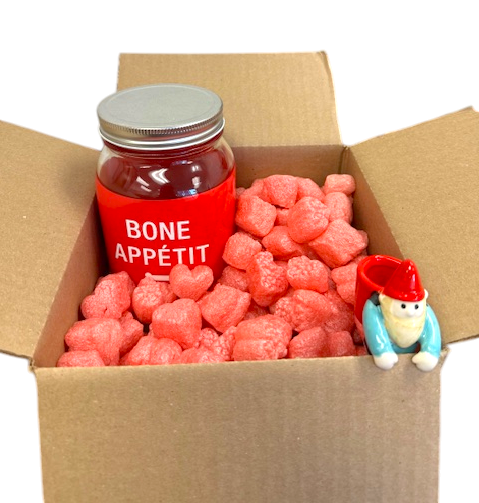 FunPak Red Hearts Biodegradable Packing Peanuts 1.5 cu ft Bag