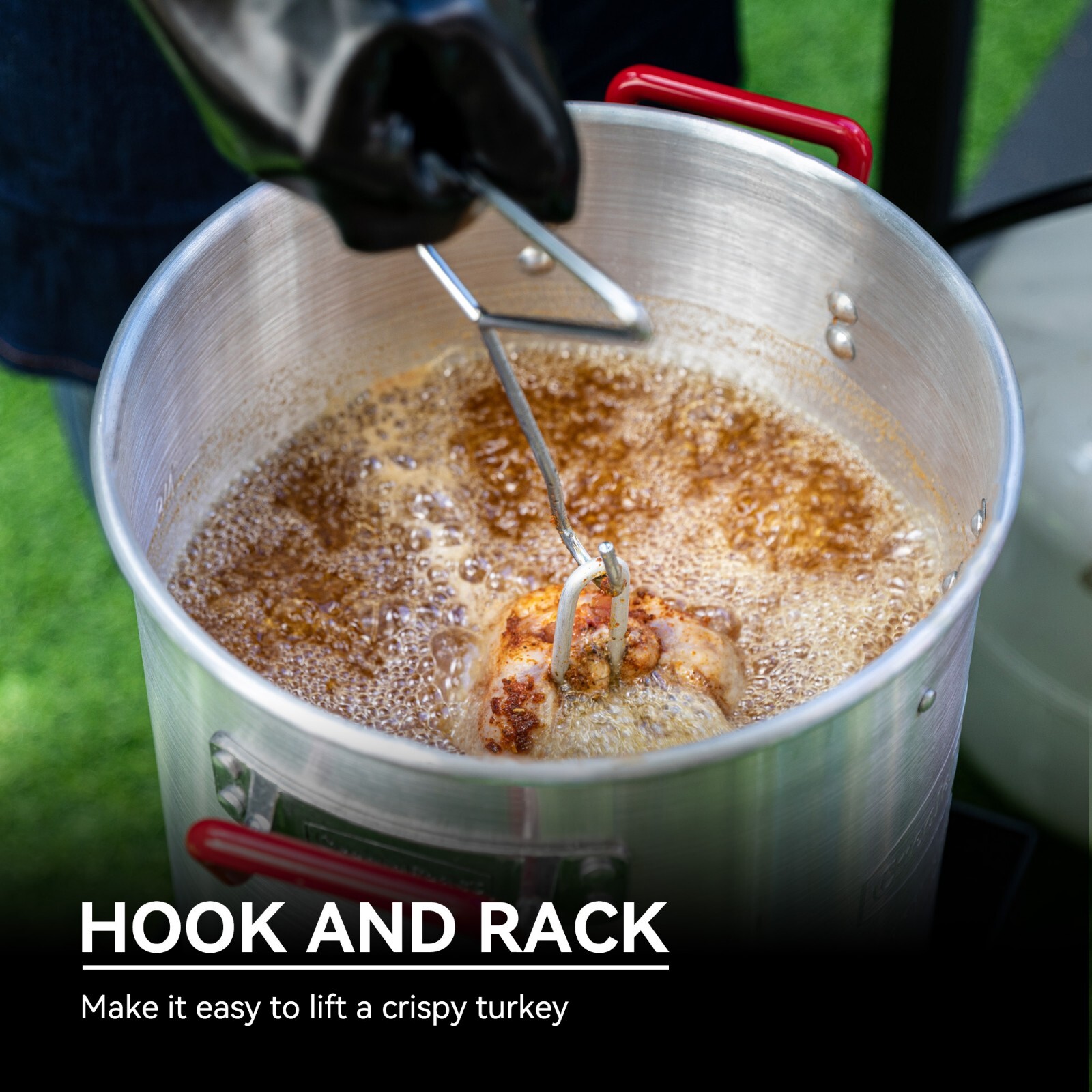 Creole Feast 30 Qt. Turkey Deep Fryer Pot Outdoor BBQ Cooker Thanksgiving Day