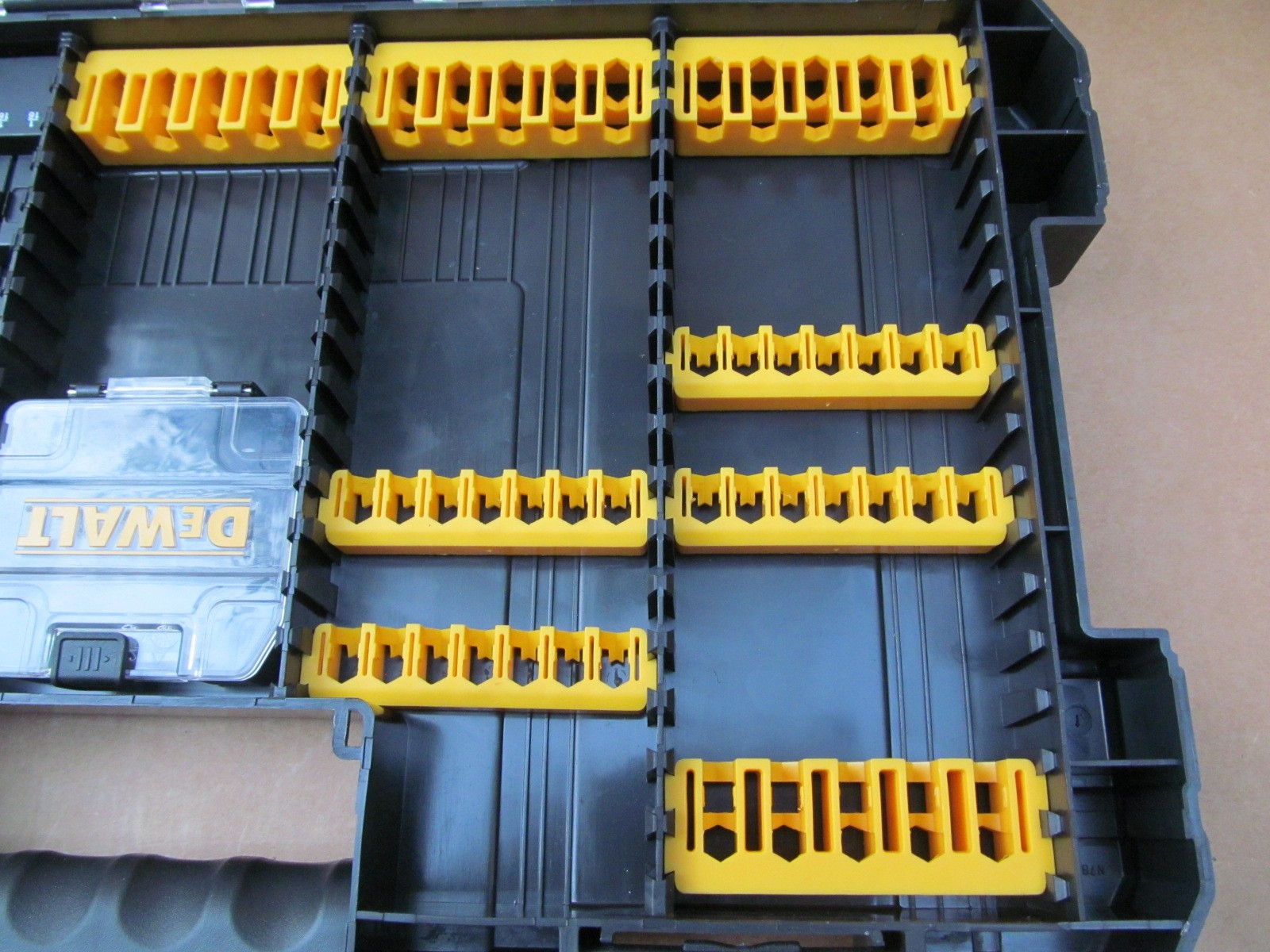 DeWalt Large Tough Case Stackable Storage Case, New Empty