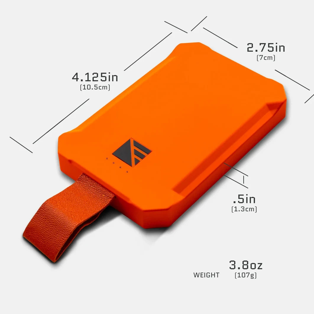 Dark Energy Poseidon Nano Power Bank Phone Battery Charger Orange