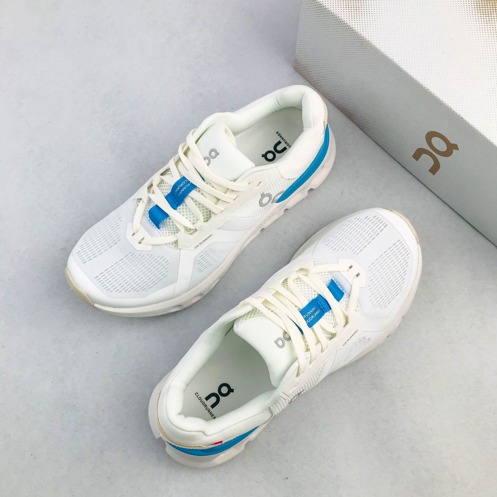 ON Cloudrunner 2 Bule Running Shoes Support Cushion Superfoam Sneakers US 6-9