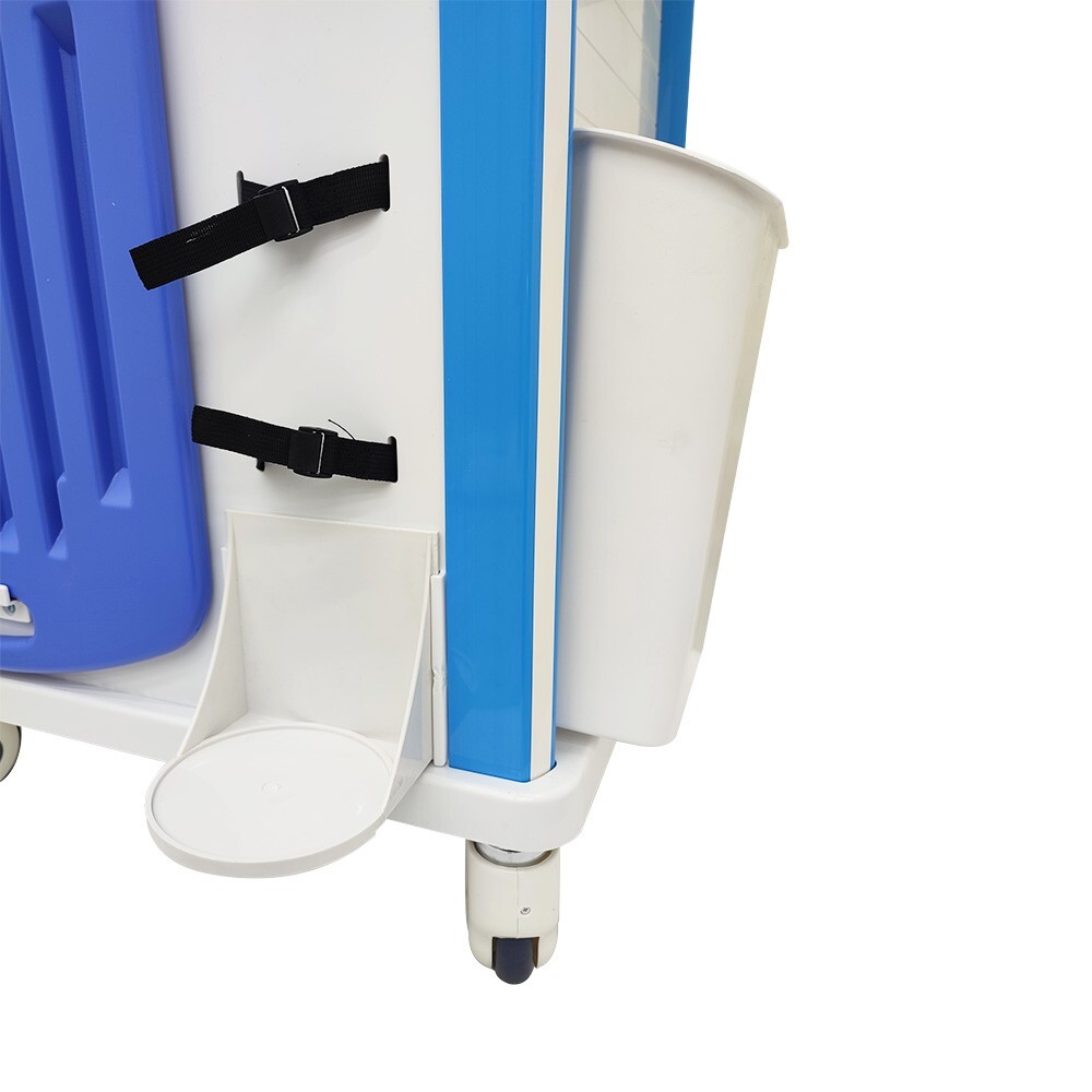 Anesthesia Emergency Treatment Trolley Medicine Medical Cart ABS Plastic