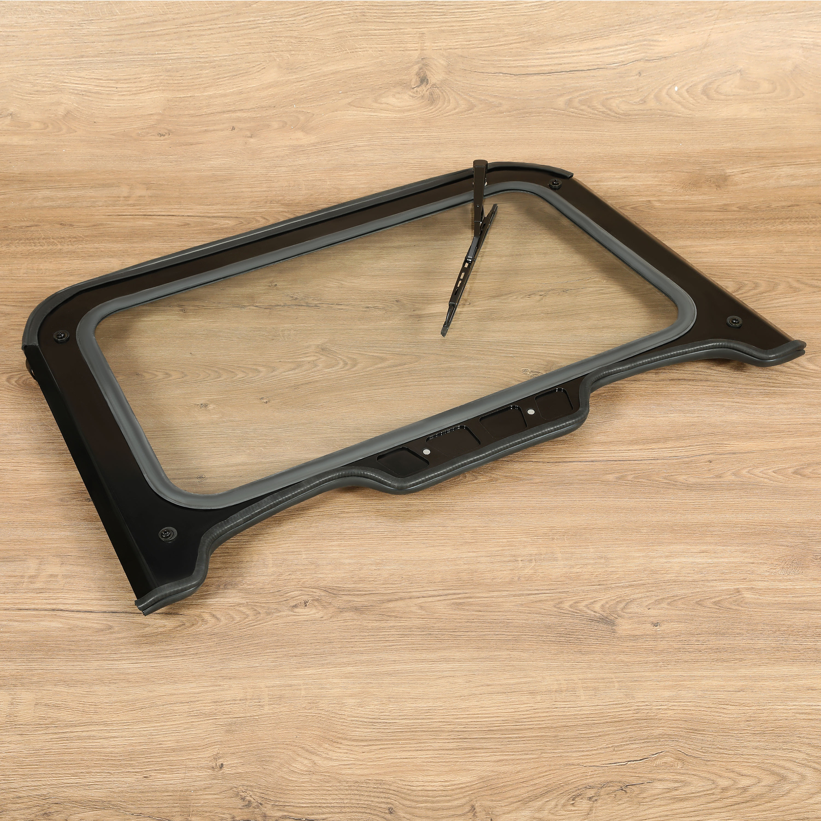 Glass Front Full Windshield For 2019+ Polaris RZR XP/ XP4 1000 Black