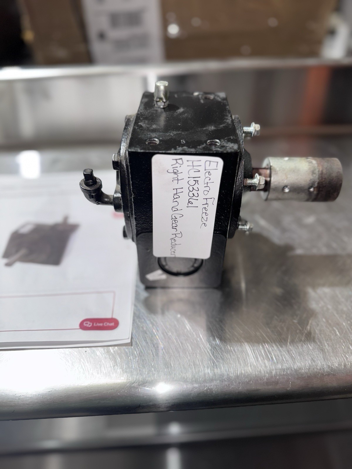 Electro Freeze - WINSMITH HC153361 Gear Reducer, Right Hand W/Coupling HC111780