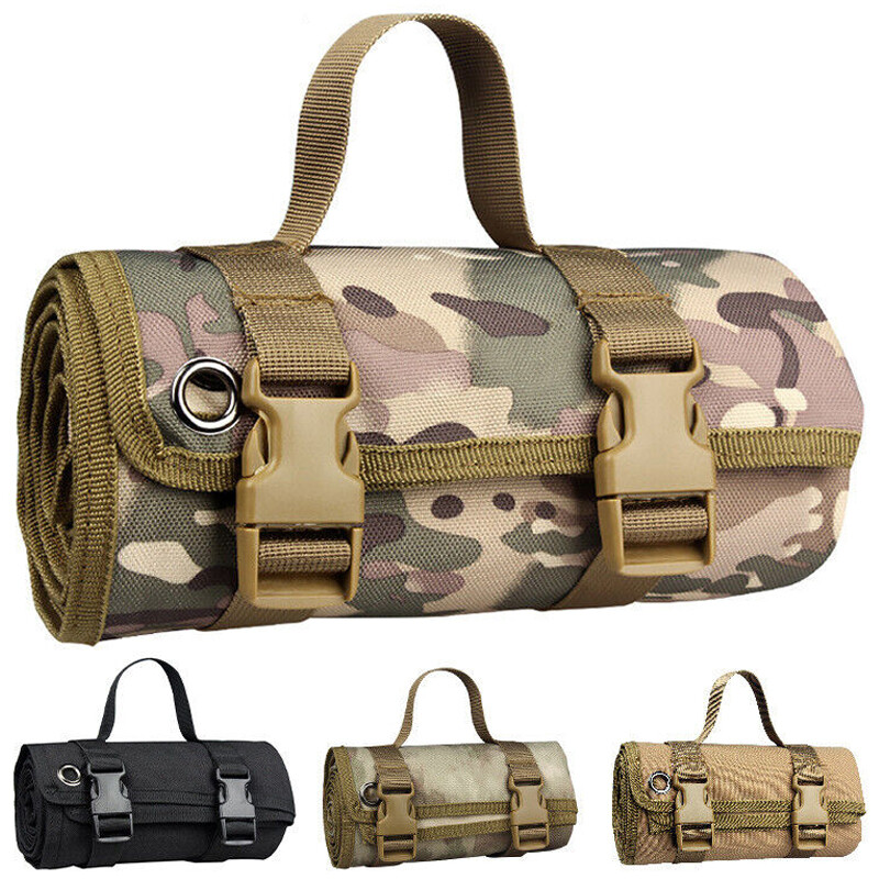 Tactical Shooting Mat Molle Non-Padded Shooting Mat Prone Roll-up Shooter Mats